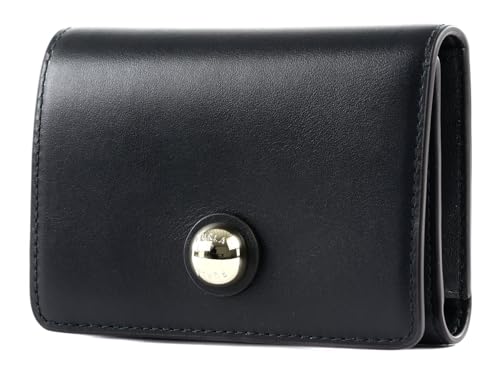 Furla Sfera Compact Wallet M Nero : petit portefeuille noir et porte-monnaie en cuir
