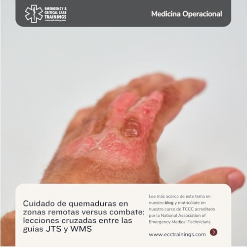 Cuidado de quemaduras en zonas remotas versus combate: lecciones cruzadas entre las gu&iacute;as JTS y WMS