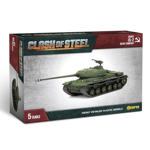 Soviet IS-2 Heavy Tank Company Gale Force Nine char lourd soviétique miniature Clash of Steel