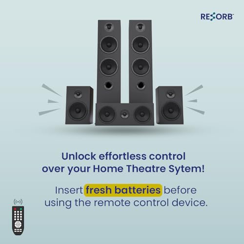 RESORB HT 79 Compatible Remote with FnD Home Theatre 5.1 Sound System Model F5019-2, A-60, A80A and Daapik 3