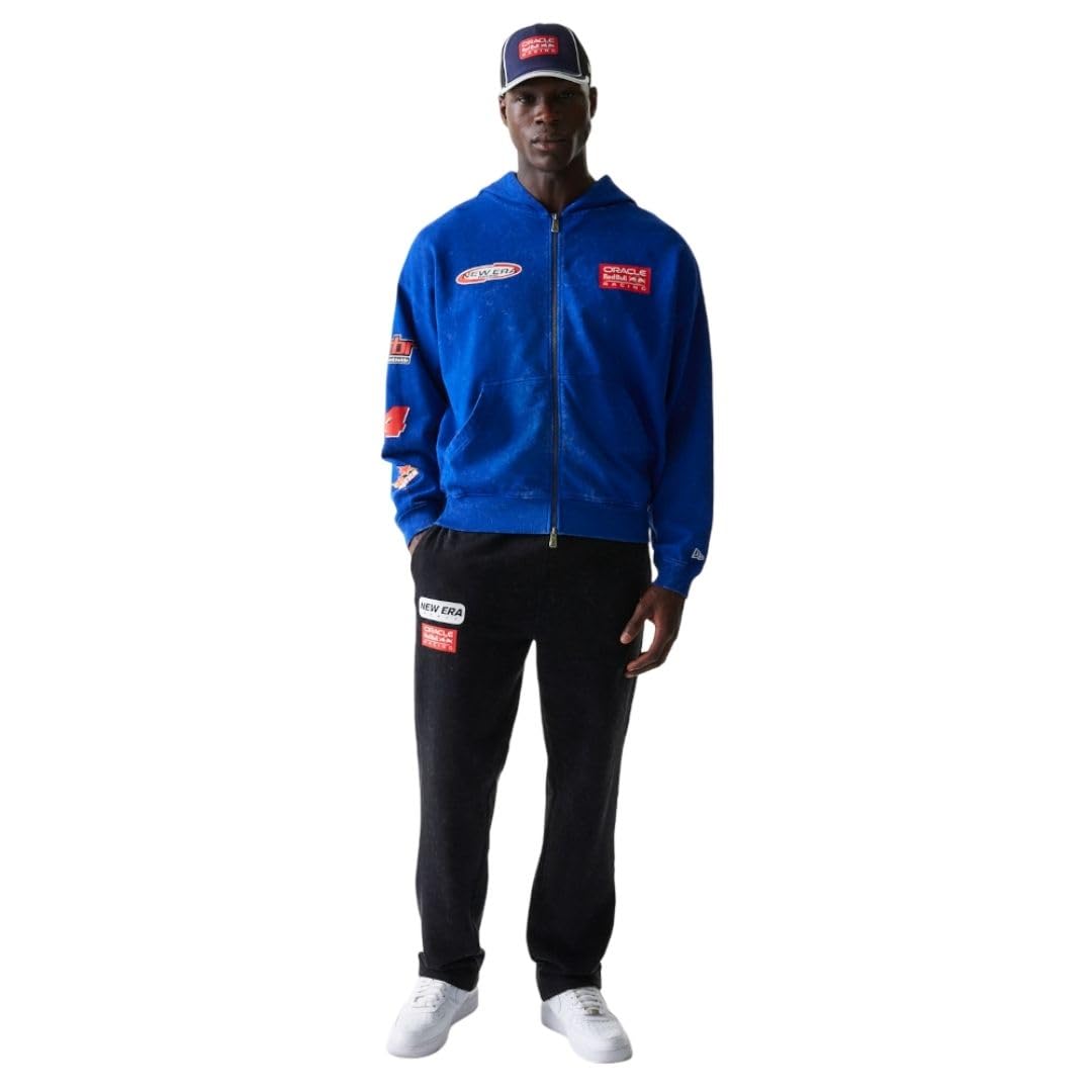 Sweat RB Racing Bleu New Era avec Graphique Haute Densité - 5