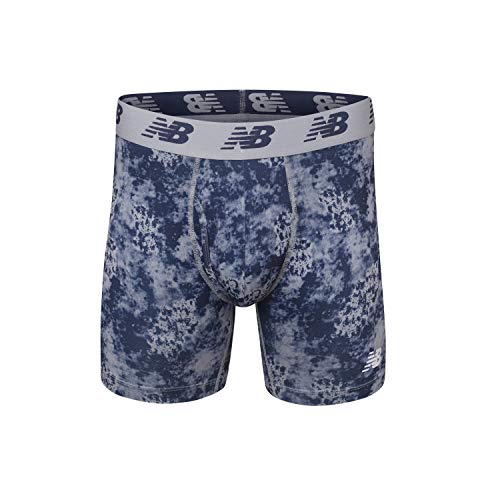 Image of New Balance Men's Performance Boxer Briefs with Fly, Breathable Stretch Underwear, Moisture Wicking, Soft Waistband (3 Pack)