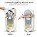 iTouchless Odor-Locking Diaper Pail - 2026 Award-Winning Ag+ Silver Ion Nursery Bin - Fits Any Bag, No Refills Needed - Includes 20 Leak-Proof Bags (Hold 300 Diapers) - Boho White Baby Registry Gift