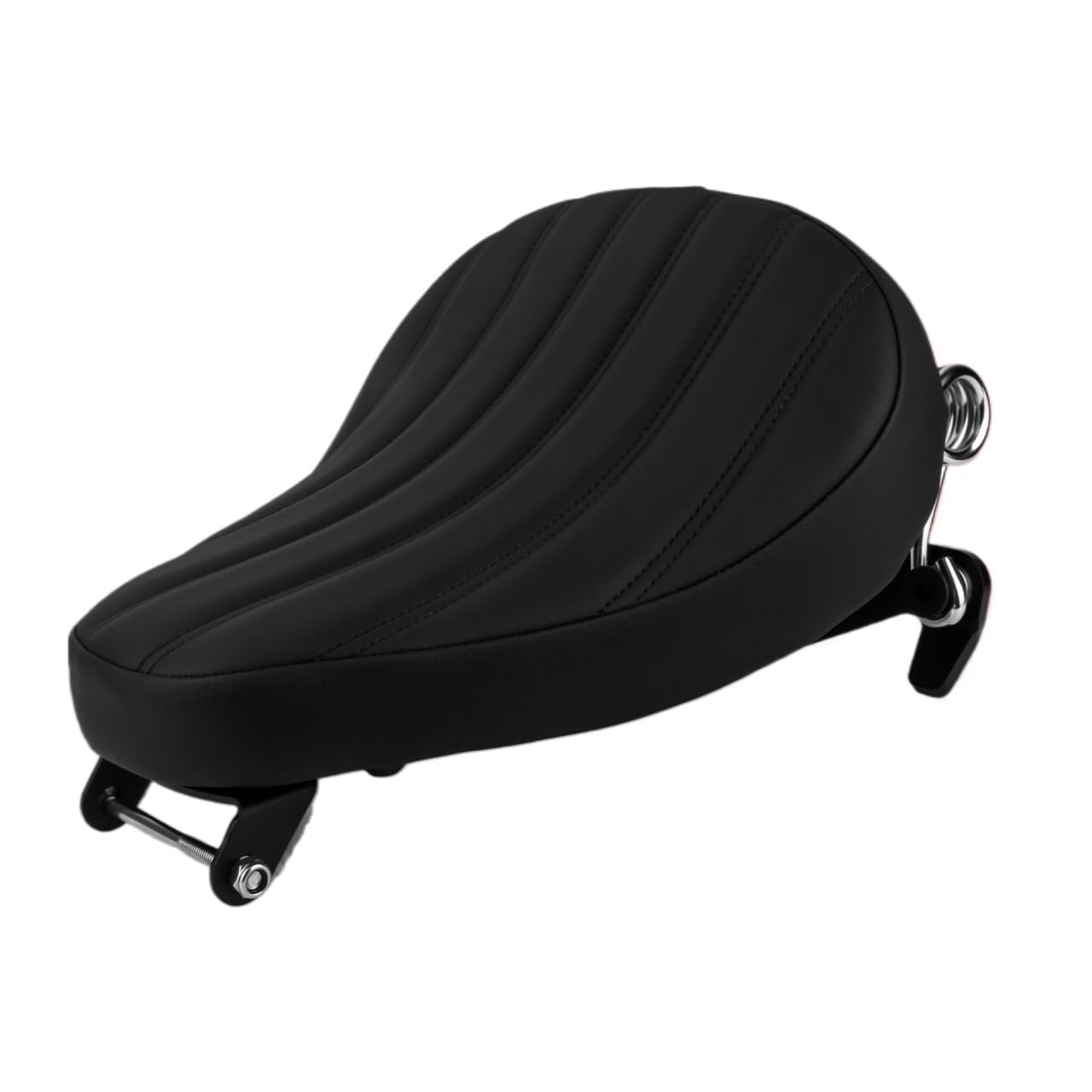 Selle solo Sportster XL 1200 contre le mal de dos en coussin de cuir - 8