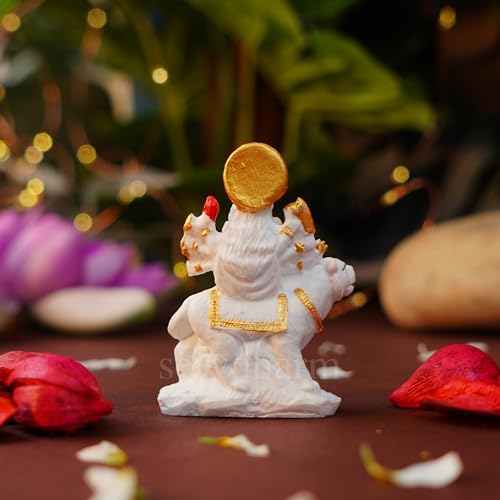 Servdharm Goddess Durga Idol Resin Murti Maa Durga Idol Statue for Desk, Car, and Home Decor (Maa Durga),5 Cm,2 Cm,Multicolor