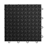 IncStores 1/2 Inch Thick Grid-Loc Interlocking Garage Floor Tiles | Plastic Flooring for a Stronger...