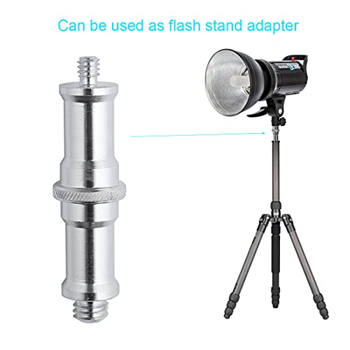 image for AngelReally Standard 1/4 to 3/8 inch Metal Male Convertor Threaded Scr