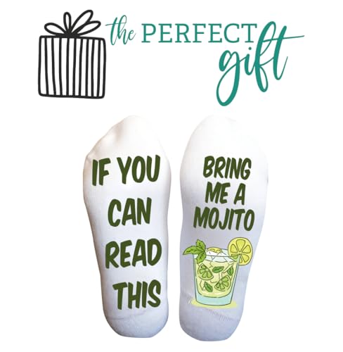 Funky Fun Mojito Socks - Cocktail Funny Gift for Men & Women, Christmas Stocking Stuffers4