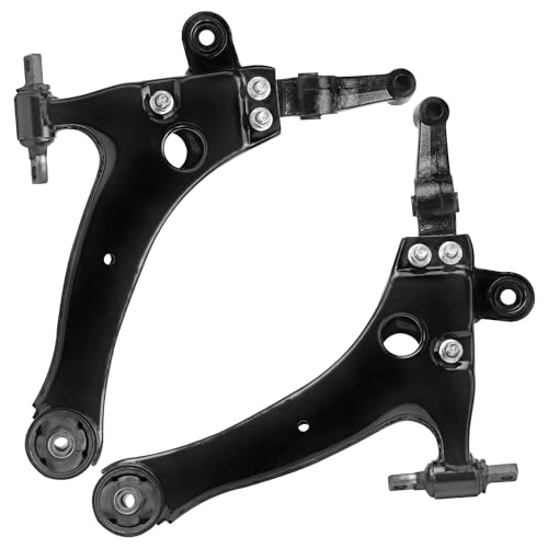 Image of Detroit Axle - 14pc Front End Suspension Kit for Hyundai 1999-2001 Sonata, 2 Lower Control Arms 2 Lower Ball Joints 4 Inner Outer Tie Rods 4 Front Rear Sway Bars 2 Boots 2000 Replacement