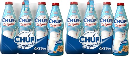Horchata Chufi Original pet 1L – Caja de 6 litros (Paquete de 2)