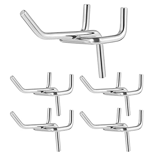 25 Ganchos Metal Pequeno 5cm Expositor Painel Organizador