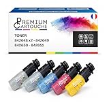 Rendement réel en pages : 2 Noirs 13 500 pages chacun, Cyan 10 000 pages, Magenta 10 000 pages, Jaune 10 000 pages