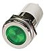 Flat Indicator Light, Green, 120VAC