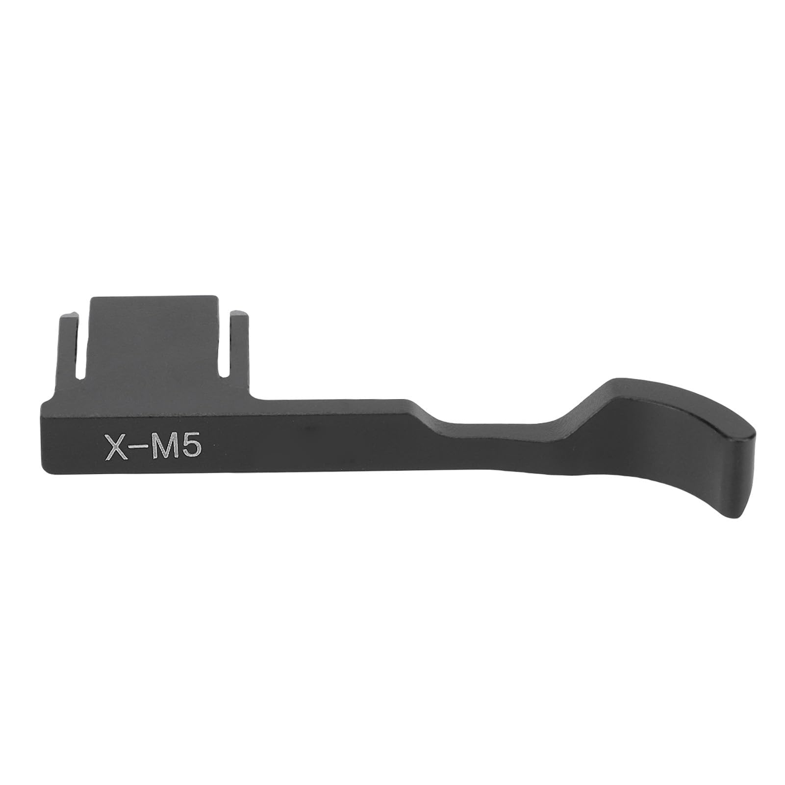 Lazmin112 Impugnatura Thumb Up Per Fotocamera Fuji X-M5, Impugnatura Di Supporto Per Pollice Con Attacco Hot Shoe, Per Una Maggiore Maneggevolezza E Una Presa (BLACK)