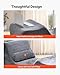 VEVOR Yoga Lounge Chair, Ergonomic Chaise Lounge for Yoga, Modern Boneless Curved Foam Lounge Indoor for Massage, Stretching, Relaxation, Exercise, Used in Living Room, Bedroom, Balcony, Grey