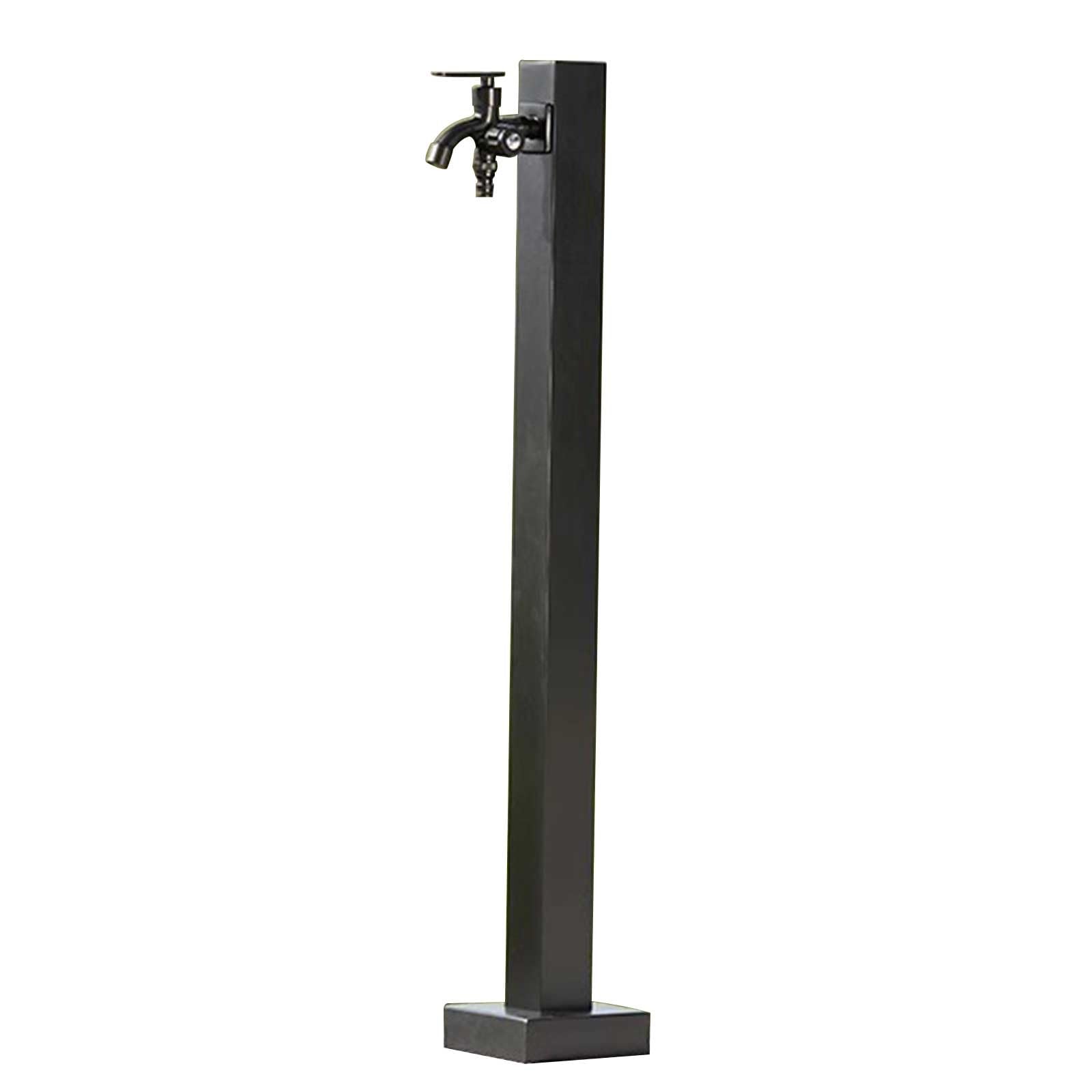 WOTZOV Stainless Steel Garden Water Column, 37In Freestanding Outdoor Faucet Post, Antifreeze Vertical Tap For Irrigation & Watering In Courtyard, Durable & Stylish Design，One Color 93cm/37in