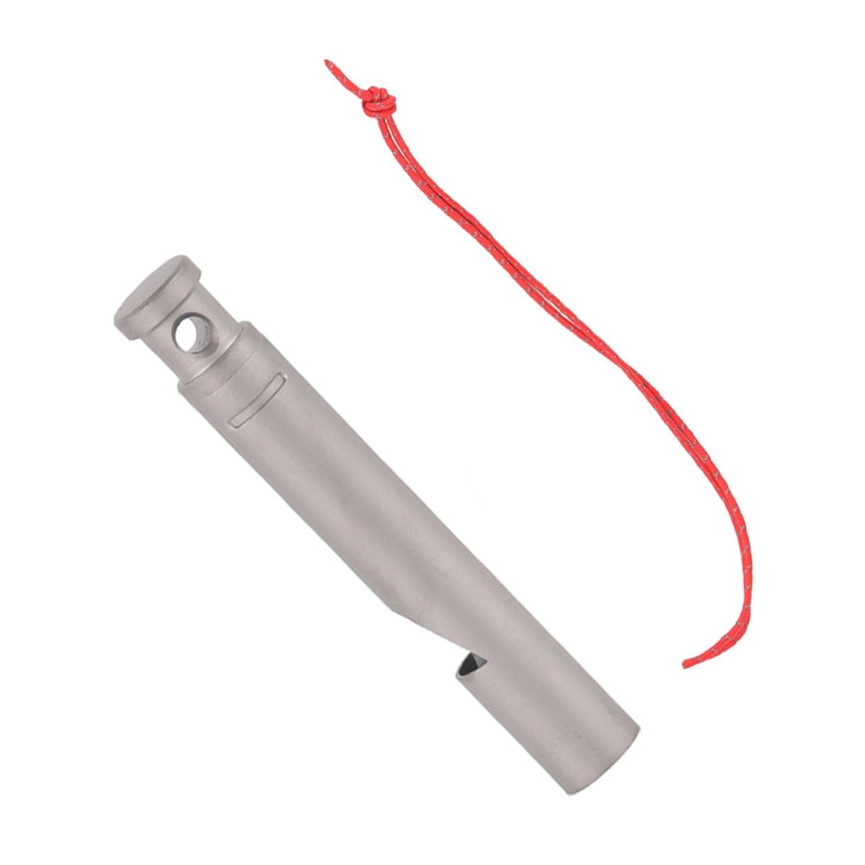 Toyvian Titanpfeife Wandern Pfeifen Mit Lanyard Notpfeife Sportpfeife Mit Lanyard Party Sport & Freizeit Notfall Pfeifen Hängende Pfeife Wanderzubehör Pfeife Hängt Silver