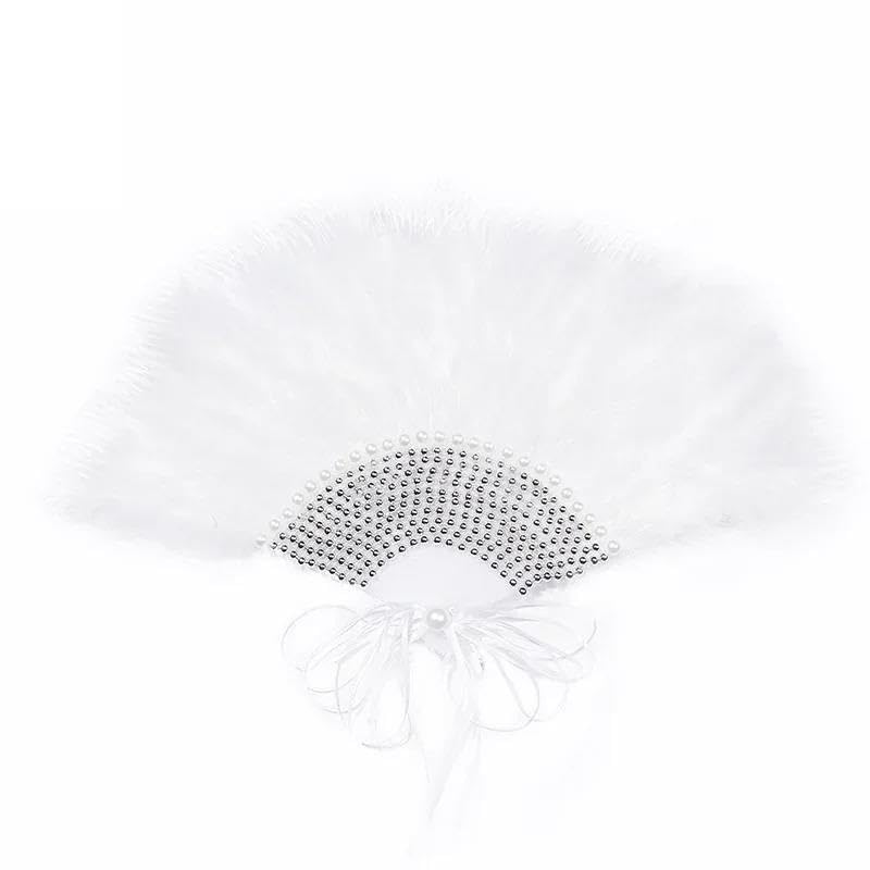 Ventagli da Sposa Ventaglio di Piume di Pizzo