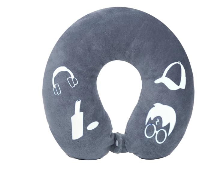 Velvet Soft Special Cool Design Edition U Shape Neck Pillow for Men & Boy-image-12