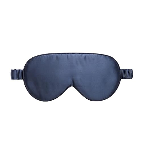 100% マルベリーシルク スリープ アイマスク ギフトボックス、高弾性ゴムバンド付きアイスリープシェードカバー、女性/男性用、睡眠/旅行/昼寝/ヨガ時の目の圧迫緩和 (ホワイト)