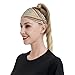 Firebao Native American Southwestern Navajo Art Sweat Resistant Headband,Fashionable Sports Headscarf, Hair Band, Breathable Sweat Wicking Fitness Equipment Headbands for Women Men, Black
