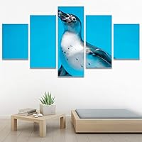 SIGNWIN 5 Panel Canvas Wall Art Peaceful Seas for Home Decorations Ready to Hang - 60