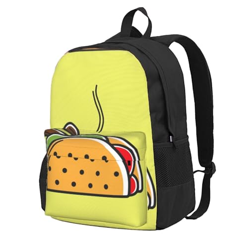 Sac à dos ordinateur 15 pouces à compartiments style cuisine mexicaine pour école et voyage