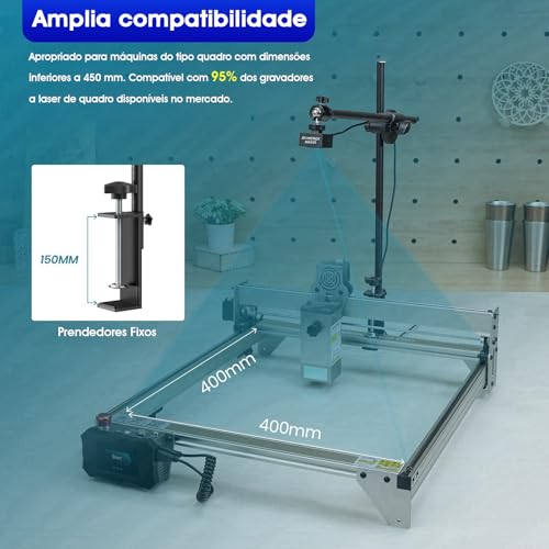 Câmera ATOMSTACK AC1 para Máquina de Gravura a Laser, Câmera HD Multifuncional para o LightBurn e o