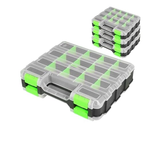 Jack Boss Tool Box with Transparent Double Lid