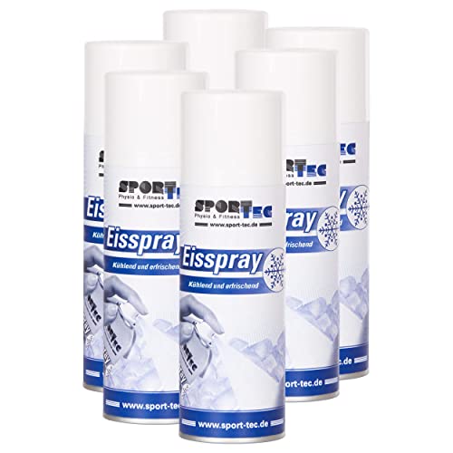 Sport-Tec spray à glace, spray froid, spray réfrigérant, spray de premiers secours pour blessures sportives, douleur et gonflement 200ml