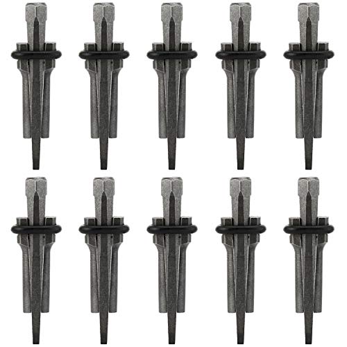 Homtone Juego de 10 cuñas de cuña de 5/8 pulgadas para hormigón, mármol, granito, piedra, herramientas de mano