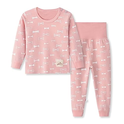 Image of YANWANG 100% Cotton Baby Boys Girls Pajamas Set Long Sleeve Sleepwear