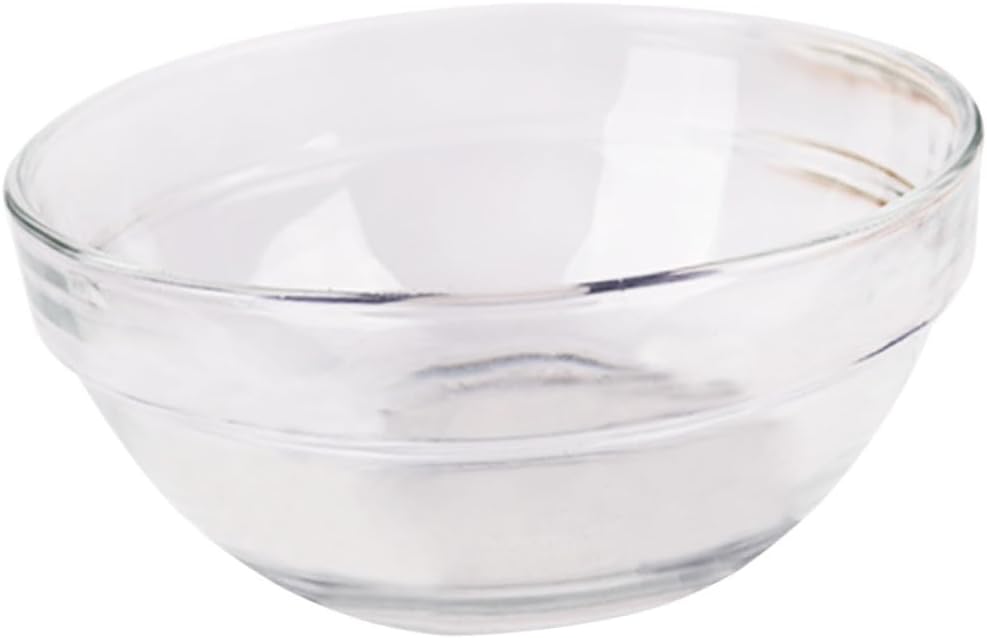 Ipetboom Kitchen Glass Prep Bowl Versatile Mixing and Serving Bowl for Baking Cooking and Salad Preparation Easy to Clean Scratch Resistant Glass Container