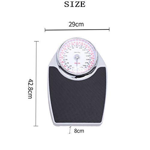 Extra Large Mechanical Dial Scale - 397lb Capacity, Heavy Duty Precision Weight Measurement, Professional Bathroom & Gym Scale, Durable Body Weight Tracker for Accurate Results