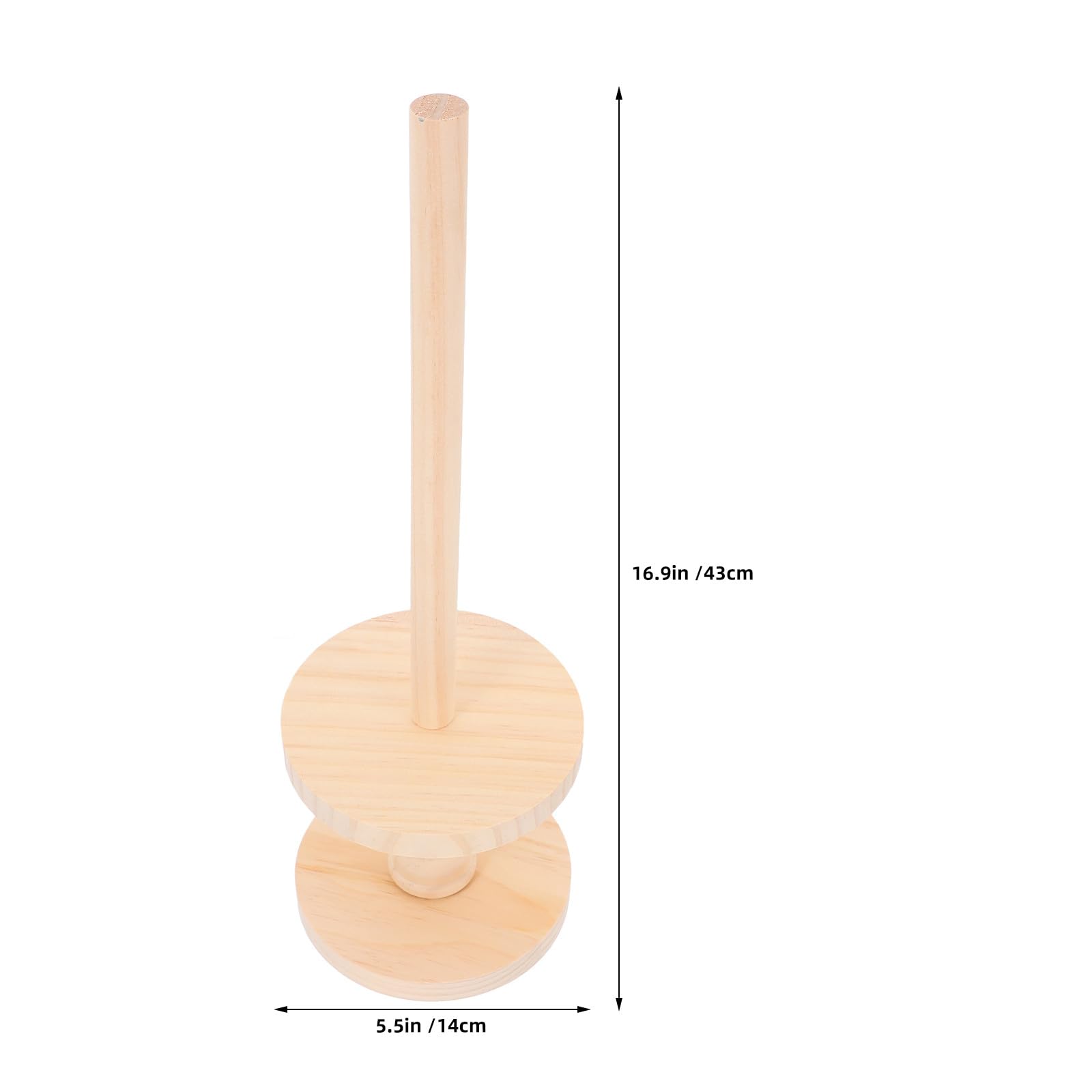 4 soportes apilables de madera para donuts, soporte reutilizable para exhibir en panadería, bollos, muffins y pasteles, ideal para decoración de eventos de cumpleaños.