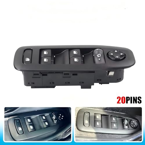 Interrupteur de commande vitre avant gauche Peugeot 208 voyage - 4