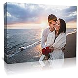 wallart777 Personalized Wall Art with Your Photo On Canvas - Custom Photo to Canvas Print Wall Art - Canvas Wall Art for Living Room Bedroom Home Décor- Digitally Printed(18' x 12')