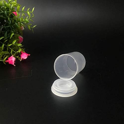 XXS XINGSUI 12Pcs plastic film cans, camera film cans with lids, multifunctional mini storage boxes (Transparent)