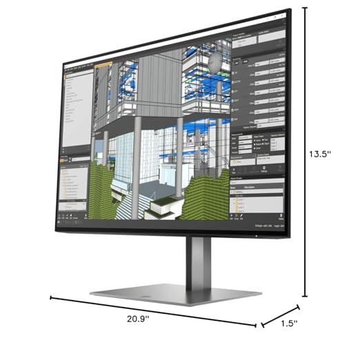 Image of HP Z24n G3 24 inch WUXGA LED LCD Monitor - 16:9 - Silver