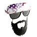 Sun-Staches Costume Sunglasses American Trucker Party Favors UV400