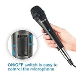 Dynamic Karaoke Microphone for Singing, Vocal Wired Microphone for Karaoke, Handheld Mic with 10 Ft Cable, Mics for Speaker with ON/Off Switch - Image 3