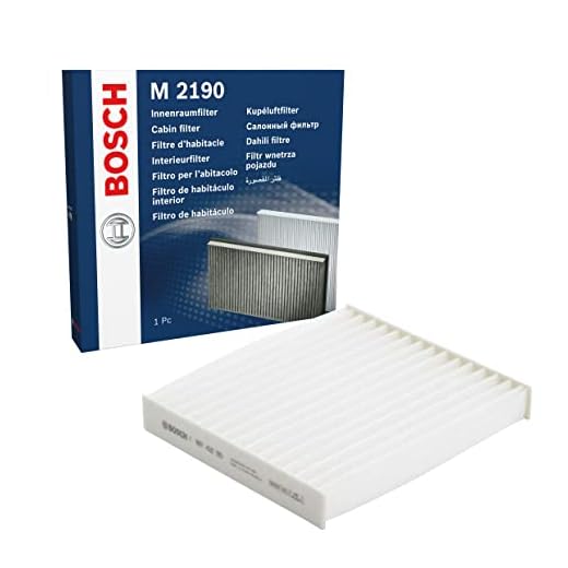 Bosch M2190 Filtro de Habitáculo Estándar - Filtro de Repuesto - Eficaz Contra Polen y Polvo, para un Aire más Limpio en el Vehículo