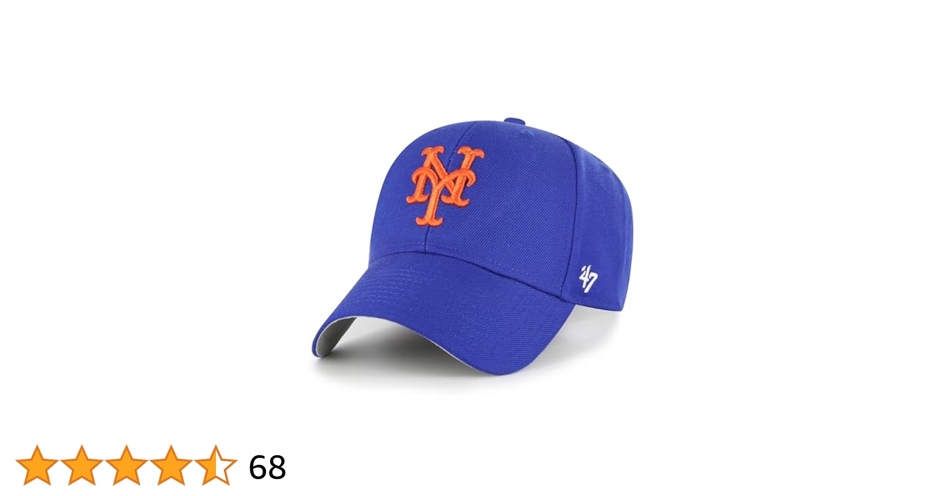 Amazon.com : '47 New York Mets MVP Hat Cap Royal/Orange