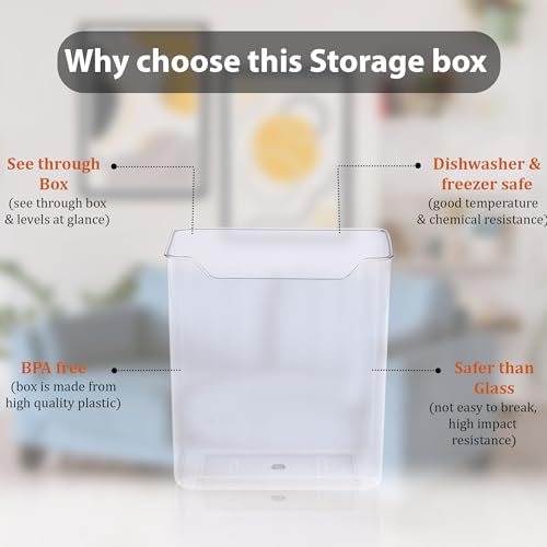Image of Kuber Industries 6 Piece Fridge Organizers Storage Box Set | Chopped Vegetable & Coriander Container For Refrigerators | Drawer & Kitchen Accessories Items Box | Transparent