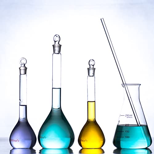 meccanixity 33 borosilicate glass stick 78734 length 4mm dia stir rod mixing tools with both ends round for lab kitchen science 3pcs