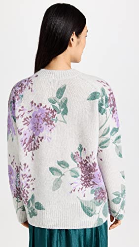 Vince Women's Printed Floral Sweater3