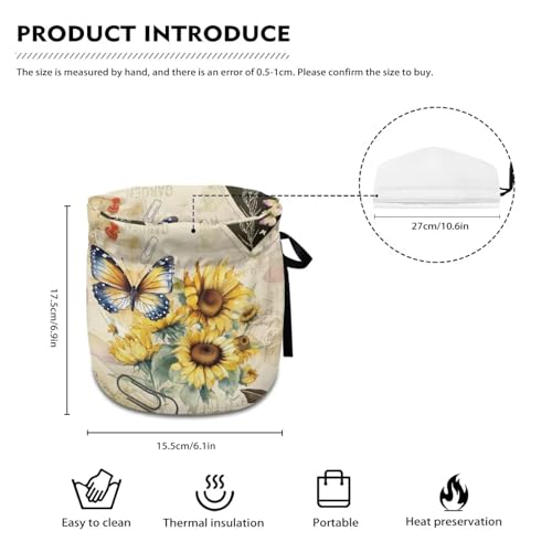 Image of Tea Cosy Keep Warm Butterfly Post Teapot Protective Cover Durable Insulated Tea Kettle Dust Cover for Teapots Breakfast Pot Tabletop Kitchen Accessories