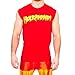 Hulk Hogan Hulkamania Sleeveless Red T-Shirt (Adult X-Large)