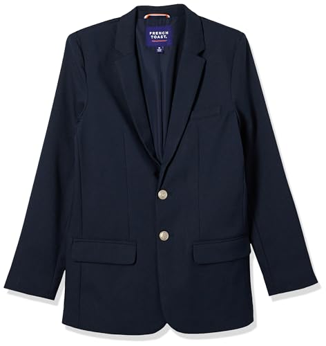 Blazer scolaire classique bleu marine pour garçon veste d'uniforme élégante