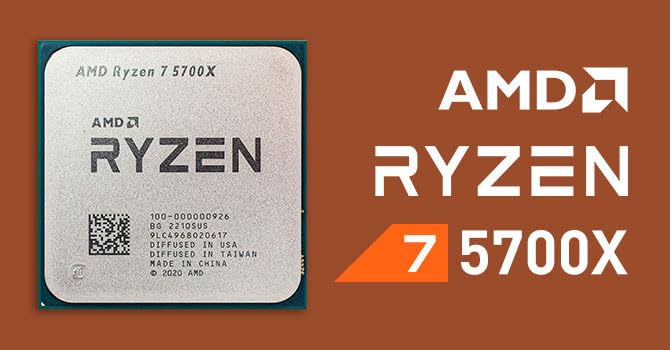 Amazon.com: AMD Ryzen 7 5700X 8-Core Desktop Processor: 16 Threads